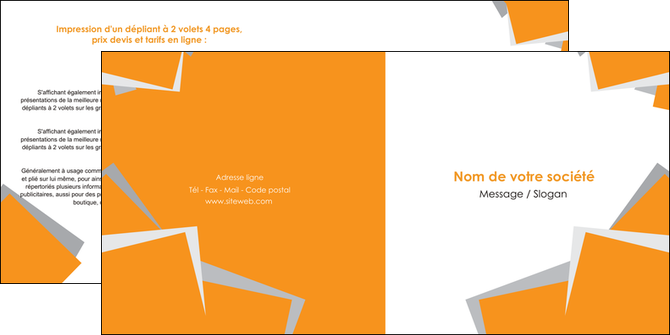 personnaliser modele de depliant 2 volets  4 pages  texture contexture structure MLGI50877