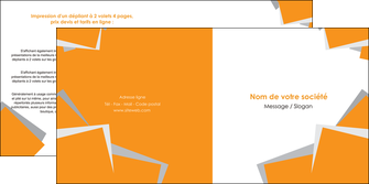 personnaliser modele de depliant 2 volets  4 pages  texture contexture structure MLGI50877