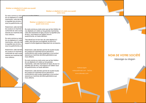 personnaliser modele de depliant 3 volets  6 pages  texture contexture structure MLGI50881