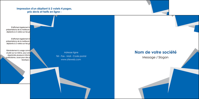 cree depliant 2 volets  4 pages  texture contexture structure MFLUOO50929