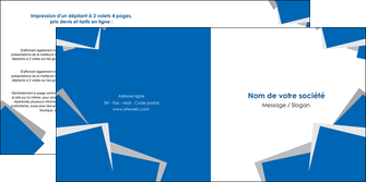 cree depliant 2 volets  4 pages  texture contexture structure MIS50929