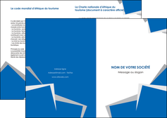 imprimer depliant 2 volets  4 pages  texture contexture structure MIS50953
