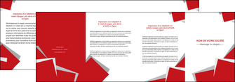 realiser depliant 4 volets  8 pages  texture contexture structure MLIGCH51019