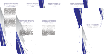 realiser depliant 4 volets  8 pages  texture contexture structure MIF51415