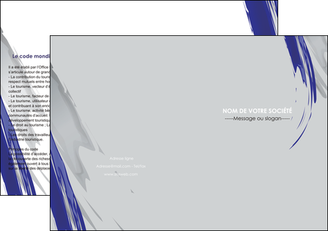 modele depliant 2 volets  4 pages  texture contexture structure MIDBE51453