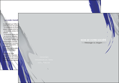 modele depliant 2 volets  4 pages  texture contexture structure MIF51453
