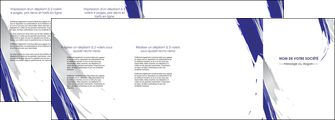 realiser depliant 4 volets  8 pages  texture contexture structure MIF51457