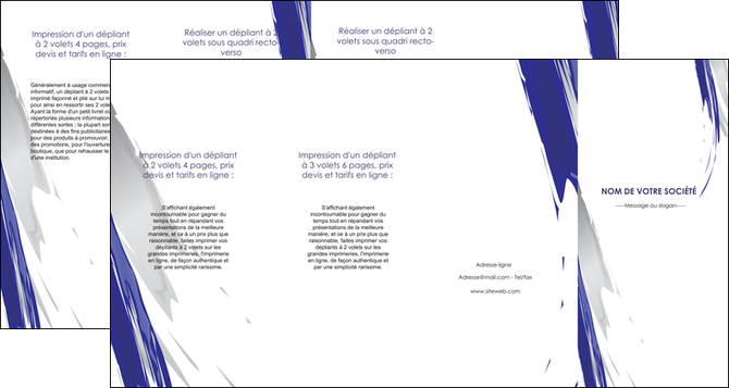 imprimerie depliant 4 volets  8 pages  texture contexture structure MIF51461