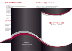 modele depliant 2 volets  4 pages  texture contexture structure MFLUOO51487