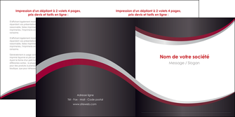 impression depliant 2 volets  4 pages  texture contexture structure MFLUOO51497
