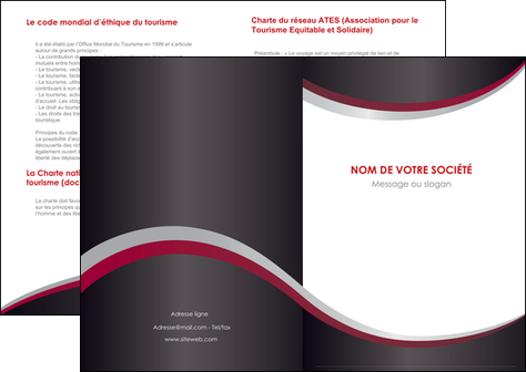 imprimer depliant 2 volets  4 pages  texture contexture structure MFLUOO51521