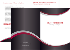 imprimer depliant 2 volets  4 pages  texture contexture structure MFLUOO51521