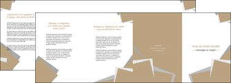exemple depliant 4 volets  8 pages  texture contexture structure MLIG51537