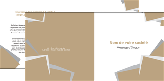 imprimerie depliant 2 volets  4 pages  texture contexture structure MLIG51549