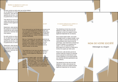 impression depliant 3 volets  6 pages  texture contexture structure MLIG51553