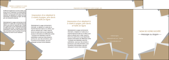 realiser depliant 4 volets  8 pages  texture contexture structure MLIG51583