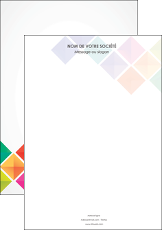 modele affiche arc en ciel cube colore MFLUOO51701
