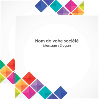personnaliser modele de flyers arc en ciel cube colore MFLUOO51729