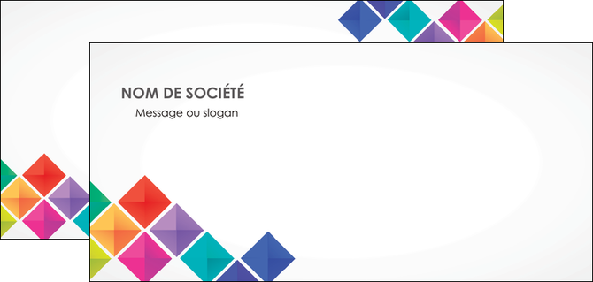 creation graphique en ligne flyers arc en ciel cube colore MFLUOO51733