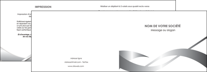 realiser depliant 2 volets  4 pages  texture contexture structure MIDBE52223