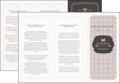 creation graphique en ligne depliant 3 volets  6 pages  bar et cafe et pub restaurant restauration restaurateur MIDLU52679