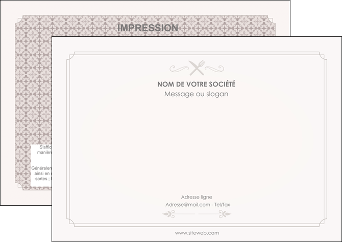 faire modele a imprimer affiche bar et cafe et pub restaurant restauration restaurateur MIDLU52681