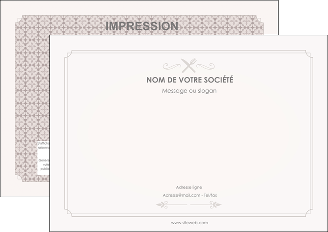 maquette en ligne a personnaliser affiche bar et cafe et pub restaurant restauration restaurateur MIDLU52687
