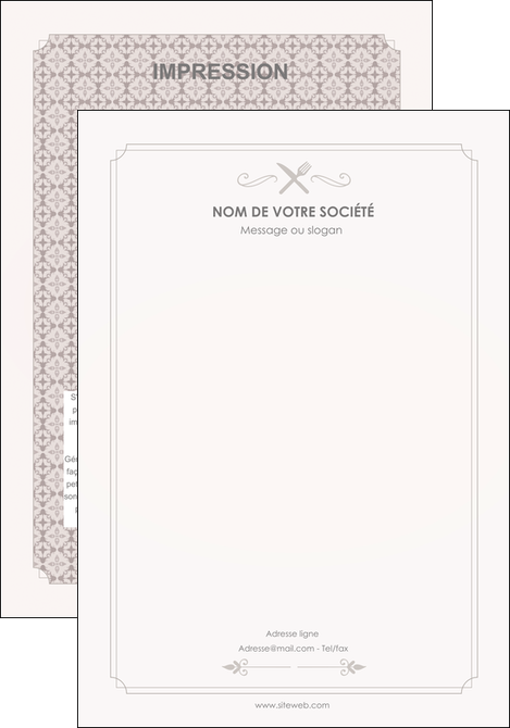 personnaliser modele de affiche bar et cafe et pub restaurant restauration restaurateur MIDLU52701