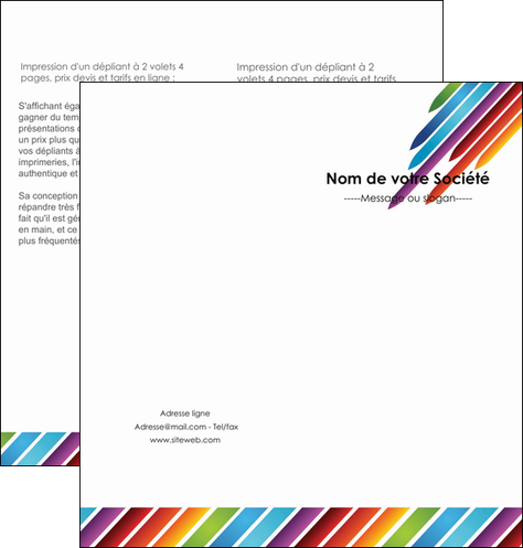 cree depliant 2 volets  4 pages  texture contexture fond MIF52765