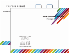 Impression imprimer se scartes de visistes vernis selectif  Carte commerciale de fidélité papier à prix discount et format Carte de visite Double - Portrait