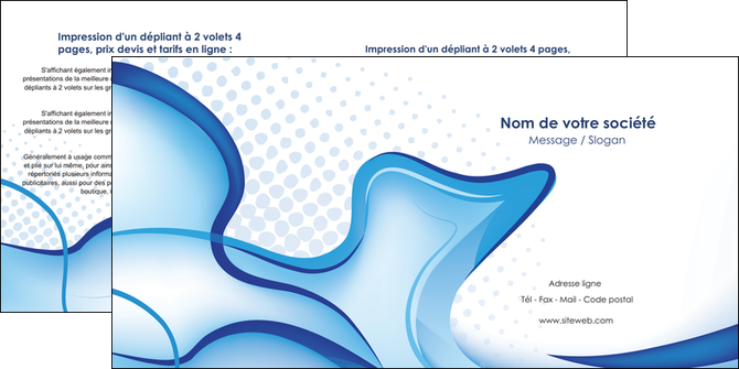 imprimerie depliant 2 volets  4 pages  texture contexture structure MFLUOO52833