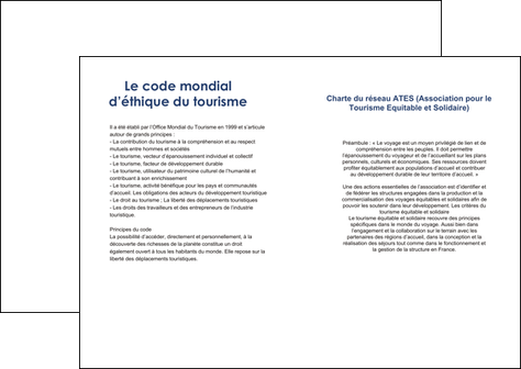 modele en ligne depliant 2 volets  4 pages  texture contexture structure MFLUOO52857