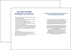 modele en ligne depliant 2 volets  4 pages  texture contexture structure MFLUOO52857