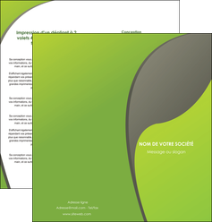 exemple depliant 2 volets  4 pages  texture contexture structure MFLUOO52937