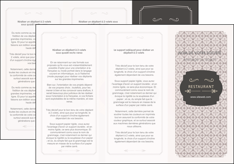 imprimerie depliant 3 volets  6 pages  texture contexture fond MIFCH52991