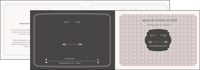 creer modele en ligne depliant 2 volets  4 pages  texture contexture fond MIFCH53001