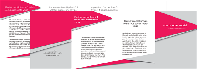 imprimerie depliant 4 volets  8 pages  texture contexture structure MLGI53453