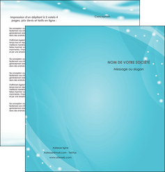 exemple depliant 2 volets  4 pages  texture contexture structure MFLUOO53587