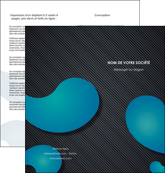 creer modele en ligne depliant 2 volets  4 pages  texture contexture structure MIFLU53691