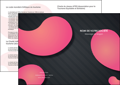 exemple depliant 2 volets  4 pages  texture contexture structure MLGI53723