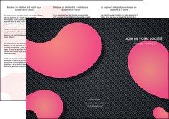 realiser depliant 3 volets  6 pages  texture contexture structure MLGI53743