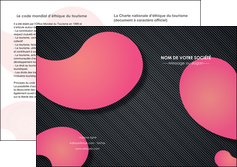 imprimerie depliant 2 volets  4 pages  texture contexture structure MLGI53757