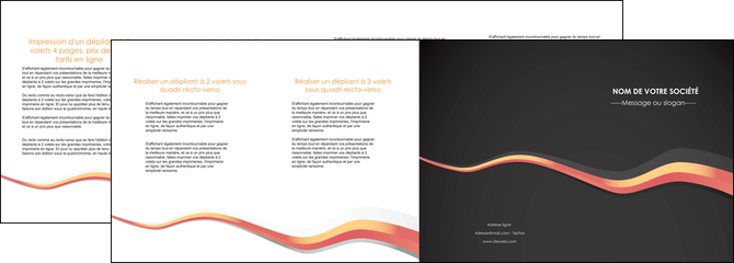 cree depliant 4 volets  8 pages  texture contexture structure MIDBE53813