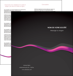 creer modele en ligne depliant 2 volets  4 pages  texture contexture structure MIFBE53859