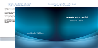 realiser depliant 2 volets  4 pages  texture contexture structure MIFLU54393