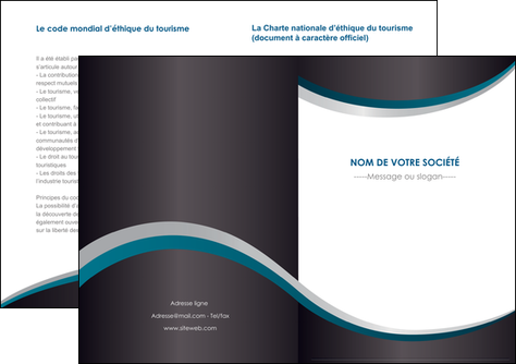 modele en ligne depliant 2 volets  4 pages  texture contexture structure MLGI54421
