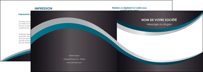 imprimer depliant 2 volets  4 pages  texture contexture structure MLGI54443