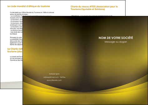 modele depliant 2 volets  4 pages  texture contexture structure MIDBE54533