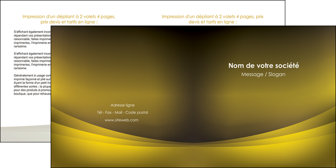 maquette en ligne a personnaliser depliant 2 volets  4 pages  texture contexture structure MIDBE54557