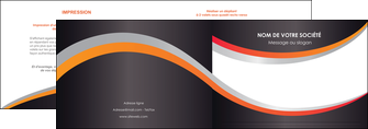 imprimerie depliant 2 volets  4 pages  texture contexture structure MLGI54609